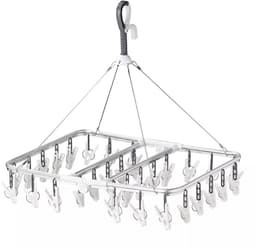 ProPlus Droogcarrousel – Aluminium – Inklapbaar – 32 Knijpers – Compact — thumbnail 1