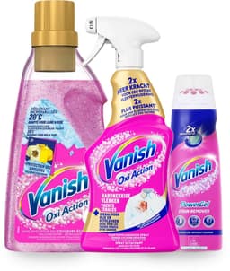 Vanish Vlekverwijderaar set - Wasbooster gel 750ml & Powergel 200ml - Vlekverwijderaar spray 500ml — thumbnail 1