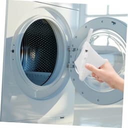 3-delige mini multifunctionele waszak - Polyester mesh waszak - Geschikt voor wasmachines, bh's en ondergoed - Witte rits driehoek 12 cm * 12 cm — thumbnail 4