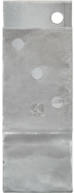 vidaXL - Grondankers - 12 - st - 8x6x15 - cm - gegalvaniseerd - staal - zilverkleurig — thumbnail 5