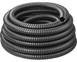 ProPlus Afvalwaterslang - 10 m - Afwatering - Temperatuurbestendig - Flexibel en Uittrekbaar - ø 19 mm - Voor het Geleiden van Afvalwater vanuit caravans/campers, vijvers en zwembaden - Afvoerkanaal - Zwart — afbeelding 1