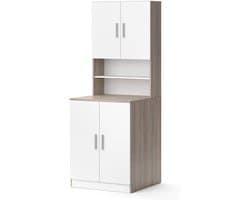 Hoog Smal Badmeubel Kast Boven Wasmachine Opslagruimtebadkamerkast