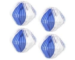 Orion - Wasballen - 5 cm - 4 stuks - Wit en Blauw — afbeelding 1