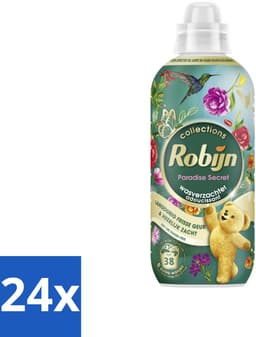 Robijn – Wasverzachter – Intense Paradise Secret – 765 ml - Voordeelverpakking - 24 stuks — thumbnail 1