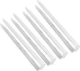 Set van 4 Duurzame U-vormige Grondpennen voor Landschapsnietjes en Plantenafdekking - Roestvrijstalen Palen voor Buizen en Hekken - 11,82 Inch lang — thumbnail 2