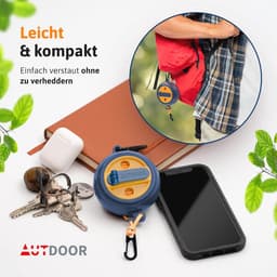 Uitschuifbare Waslijn 10 m - Handzwengel voor Snel Oprollen - 50 kg Draagkracht - Nylon Drooglijn voor Camping en Balkon — thumbnail 5