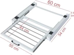 Universele Wasmachine en Droger Aansluitset met Verwijderbare Droogrek en Veiligheidsaccessoires — thumbnail 4