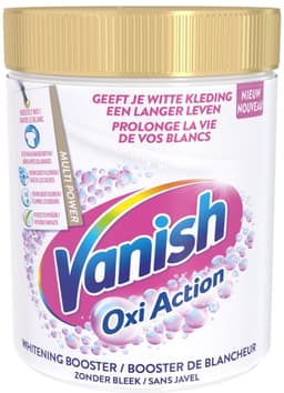 3 x Vanish Oxi Action - Vlekkenverwijderaar - Wasbooster - Zonder Bleek - Witte Was - 1 Kg - Grootverpakking - Vlekkenverwijderaar - Wasverbeteraar - Witwas - Vlekken Verwijderen - Witheid Herstellen — thumbnail 2