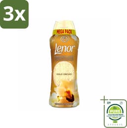 3 x Lenor – Geurparels – Gouden Orchidee – 570 g - Grootverpakking - Geurparel - Wasgeur - Orchidee - Vanille - Wasgeurparfum — thumbnail 1
