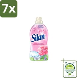 7 x Silan – Wasverzachter – Classic Pink Passie voor Rozen – 1144 ml - Grootverpakking - Wasverzachter - Roze Geur - Wasgoed Verzachter - Kleding Verzachter - Statische Elektriciteit — thumbnail 1