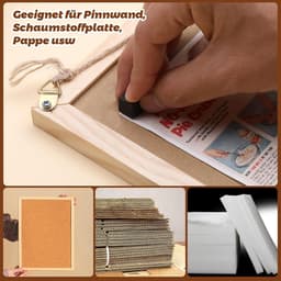 Decoratieve Houten Pushpins Clips voor Kurkborden en Knutselwerk — thumbnail 5