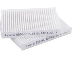 Bosch/Siemens WTXL720/01 Pollenfilter voor Wasdroger 2 Stuks