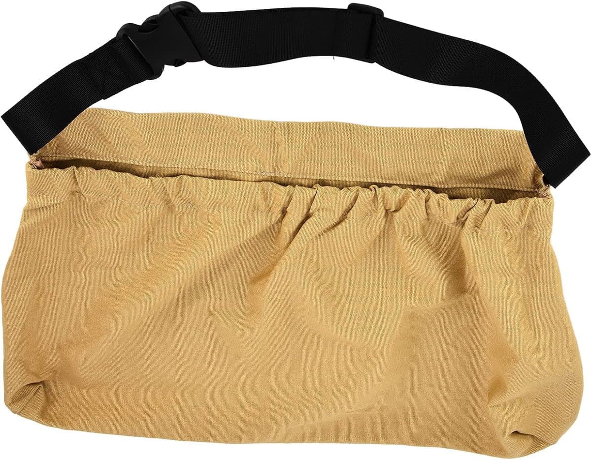Fruitplukzak - Oogsttas Tuin - Buiten Verzamelen - Verstelbare Band - Ruim Formaat - Khaki — afbeelding 1