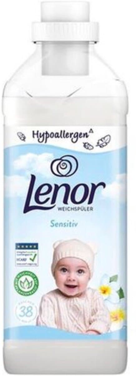 Lenor - Wasverzachter Sensitive 38 Wasbeurten - 12 x 798 ml - Voordeelverpakking — afbeelding 1