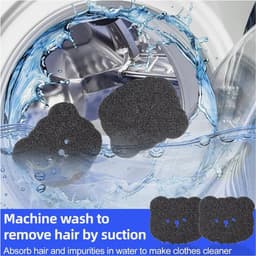 Herbruikbare haarballen voor de wasmachine - set van 8 - effectief tegen dierenharen — thumbnail 3