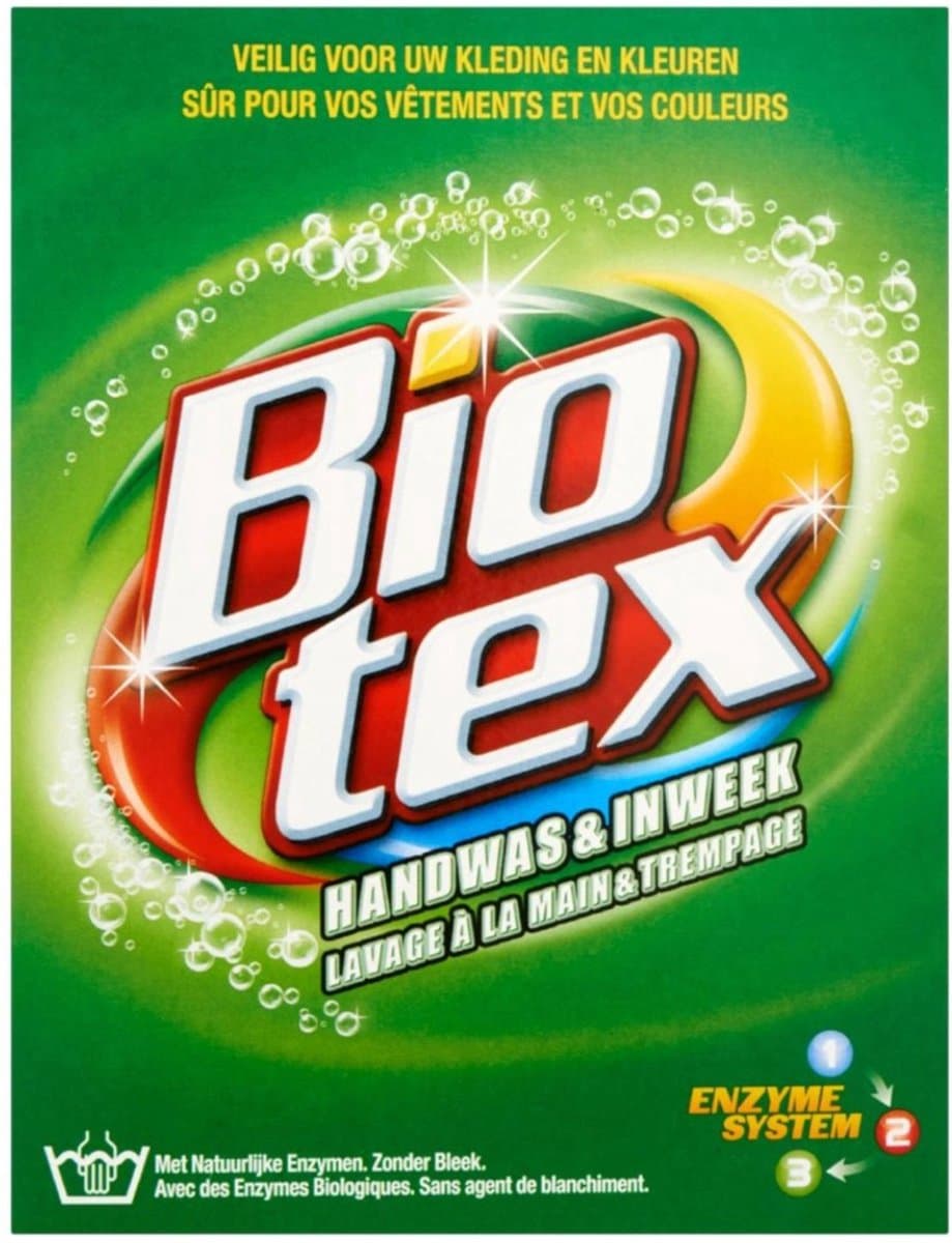Biotex Waspoeder - Handwas & Inweek - met actieve biologische enzymen - 7 x 720 g — afbeelding 1