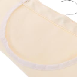 Wasknijper Opberger - Klemmenhouder Tas - Buiten Wassen - Met Ophanghaken - 35x26 cm - Beige — thumbnail 2