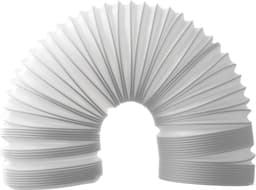 Airco Afvoerslang - Ventilatieslang Kanaal - Mobiele Airco - Flexibel PVC Materiaal - 1 Meter Lengte - Wit — thumbnail 1