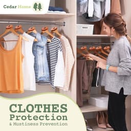 Cederhout Blokken - Kastgeur - Kleding Beschermen - Natuurlijke Afweer - 40 Stuks - Houtkleur — thumbnail 4