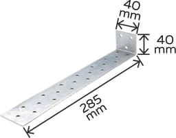 Verzinkte Platstaal Betonanker met Flens voor Stevig Bevestigen — thumbnail 5