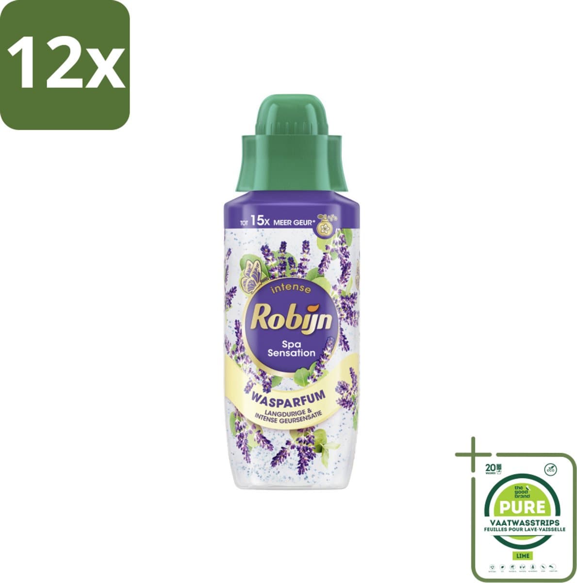 Robijn Wasparfum Spa Sensation 324 ml - Voordeelverpakking - 12 stuks - Wasparfum - Geur — afbeelding 1