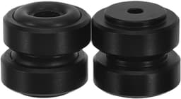 Luidspreker Isolatievoeten - Antivibratie Voetjes - Audio Verbetering - Schokabsorberend Rubber - 2x2x0.9 cm - Zwart — thumbnail 1