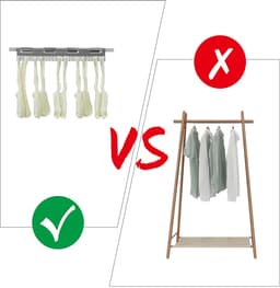 Sokkenhouders voor wasrek - 8 stuks - Antislip functie - Vier kleuren — thumbnail 4