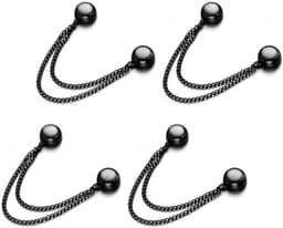 JGS Premium - Magnetische kledingclips 4 stuks - Verwijderbare kledingclip - Magnetische pinnen - Vest hijab manchet zoom - Organiseren en bevestigen — thumbnail 1
