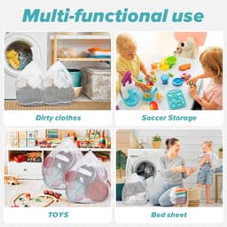 Allecto Plus - Set van 3 waszakken 60 x 48 cm - Heavy duty - Delicate — thumbnail 4