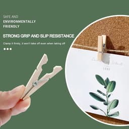 Mini Wasknijpers - Creatief knutselen - set van 400 - natuurlijk hout — thumbnail 3