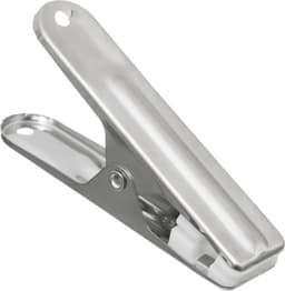 5Five wasknijpers - 80x stuks - van RVS - Was ophangen - Was knijpers - 6 cm — thumbnail 2