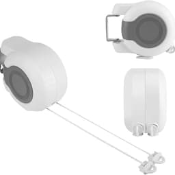13 m Clothesline Drying, Clothesline, Wall Mounted with Roller, Extendable for Garden, Camping, Balcony, Bathroom - ShopVlot — thumbnail 5
