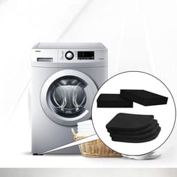 Dailygoods- Anti-vibratie Pads - Set van 8 Stuks - Absorberende Rubberen Ringen - Trillingsdempers Wasmachine - Stille Voetmatten - Schokdemping en Bescherming — thumbnail 2
