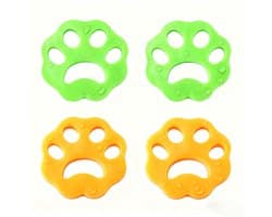 Solidchoice - 4 Stuks Pet Hair Catcher Balls voor Wasmachine en Droger