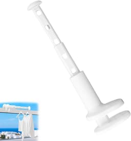 Dailygoods- Reisdroogrek Draagbaar - Uitschuifbare Stang - Kledinghanger - Lichtgewicht - PP Materiaal - 30 x 8,5 cm — thumbnail 1