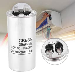 Dailygoods - Condensator - CBB65A - Startcondensator voor airconditioning - 450V - 35UF - Waterdicht en betrouwbaar - Ideaal voor industriële apparatu... — thumbnail 2