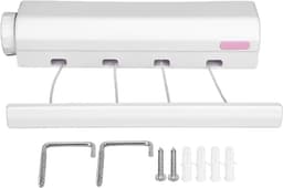 Intrekbare waslijn kleding drogen touw hanger verstelbare draagbare reizen voor binnen buiten benodigdheden(Four Ropes) — thumbnail 1