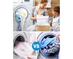 Waszakken Set - Polyester - Grote Capaciteit - Beschermt Kleding - Voor Diverse Kledingstukken