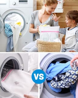 Waszakken Set - Polyester - Grote Capaciteit - Beschermt Kleding - Voor Diverse Kledingstukken — thumbnail 1