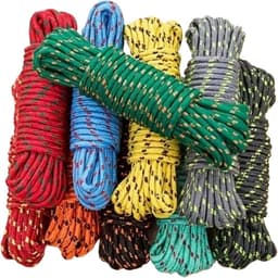 Waslijn 2 stuks - Droogkoord nylon - Kleding drogen - Antislip winddicht - 10 meter - Willekeurige kleur — thumbnail 1