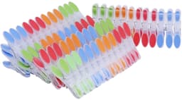 Dailygoods- Kledingpinnen 72 Stuks - Sterke Grip - Extra Groot - Antislip - Voor Binnen/Buiten - Afmetingen 8 x 4 cm - Wasknijpers — thumbnail 3