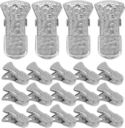 Metalen Wasknijpers - Klemmen Kleding - Kleding Drogen - Antislip Gelhoezen - 35 Stuks - Zilver — thumbnail 1