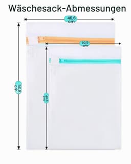 Mesh waszakken voor de wasmachine - herbruikbare wasnetten — thumbnail 3