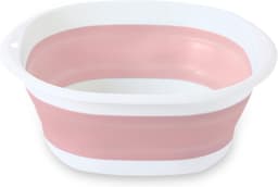 Vouwbare Wasmand 9L - Ronde Opvouwbare Emmer voor Camping, Bad en Keuken met Handvatten, Ideaal voor Reis en Multi-Functioneel Gebruik — thumbnail 1