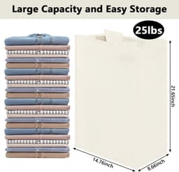 Dailygoods - Vervangende Waszakken voor Was Sorter - Set van 3 in Beige, Grijs en Zwart — thumbnail 3