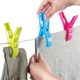 Wasknijpers - Kledingclips Ophangclips - Kleding Drogen - Windbestendig Ontwerp - 16 stuks - Color2 — thumbnail 3