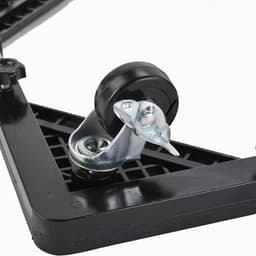 Wasmachine Onderstel - Verrijdbare Basis - Apparaten Verplaatsen - Met Remwielen - 40-56 cm - Zwart — thumbnail 3