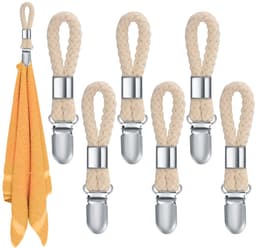 Dailygoods- Handdoekclips Hoogwaardige Mat - Handdoek Klemmen - Handdoek Houders - Keukenhanddoek Klemmen - Clips voor Badhanddoeken/Theedoeken - 6 Stuks - Handdoekhangers — thumbnail 1