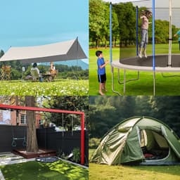 SnelShoppen - Set van 4 Grondankers, 38,5 cm, Swingankers, Ankerpalen, Trampoline-bevestiging voor Grond, Tentankers voor Tenten, Schommels, Zonnesche — thumbnail 3