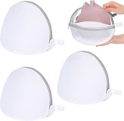 SnelShoppen - Pack van 3 waszakken voor bh's, sneldrogende waszakken voor wasmachine, bh-bescherming met rits, waszakken voor bralette en lingerie, ad — thumbnail 1